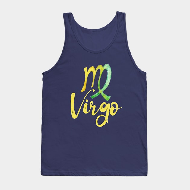 Virgo Symbol Tank Top by bubbsnugg